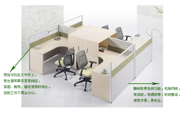 美高辦公家具定制的辦公屏風工藝精致，設(shè)計合理