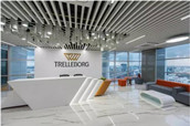 武漢辦公家具欣賞：Trelleborg印度公司辦公家具定制